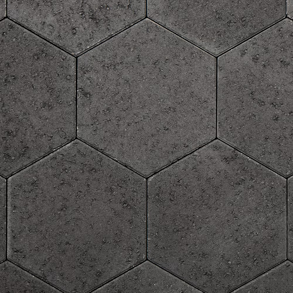Hexagon Paver Dimensions - Graphite - 12x12 - #32285