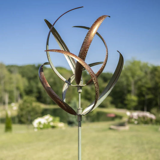 Copper/Verde Cheyenne - Wind Spinner - Marshall - 24"w x 74"h - #32768