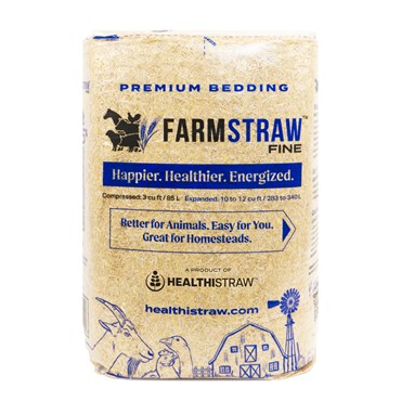 Farm Straw Animal Bedding - Healthistraw - 3 CF - #32006