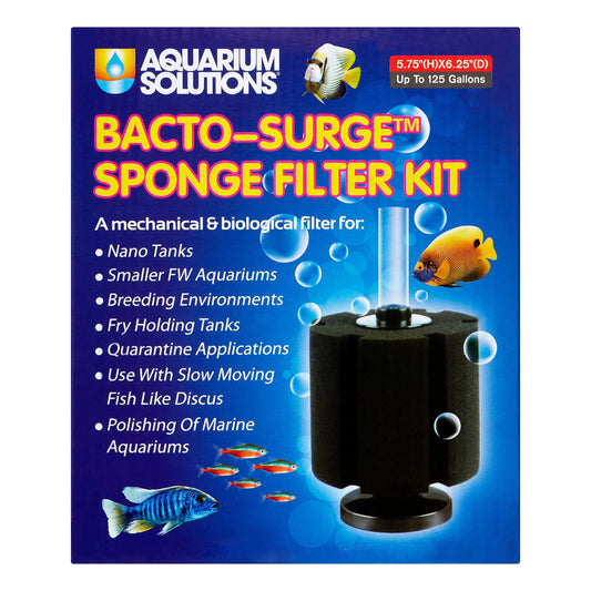 Sponge Filter Kit Bacto-Surge - 5.75" x 6.25" XL - #31031