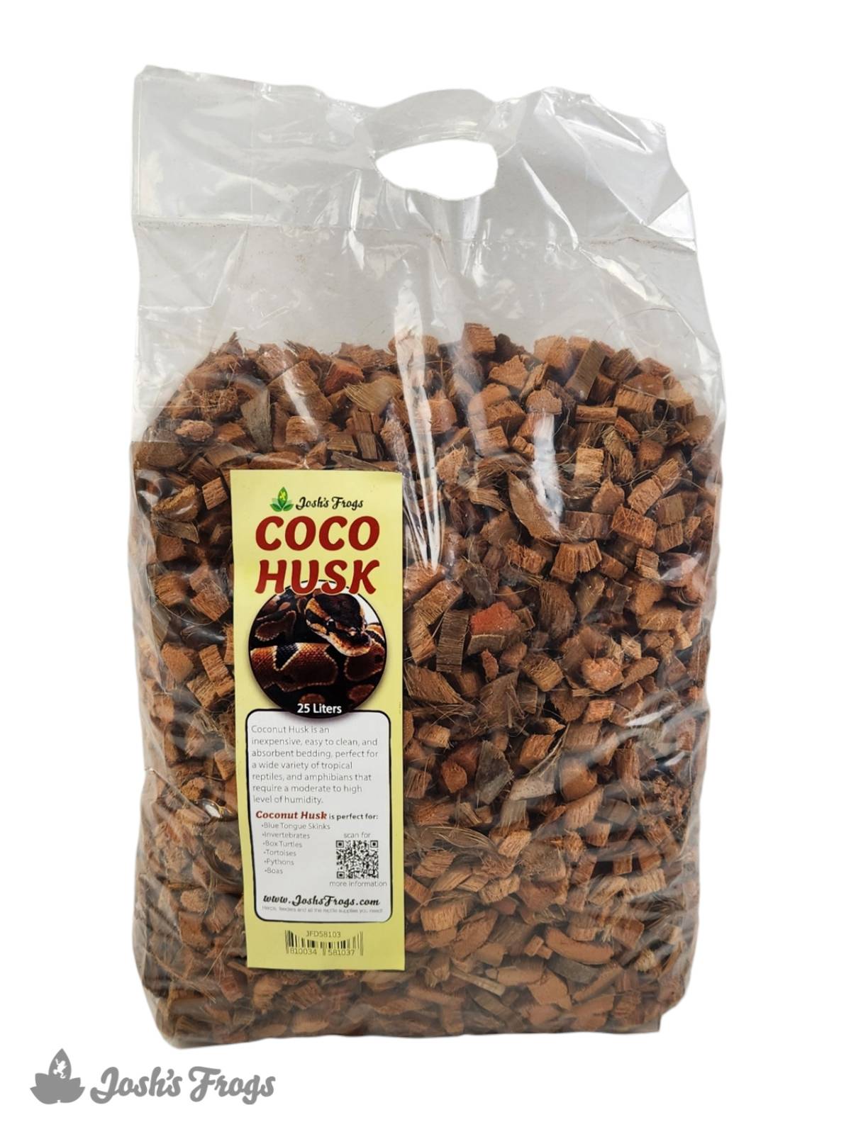 Josh's Frogs Loose Coco Husk Chips - 25 Liters - #30696