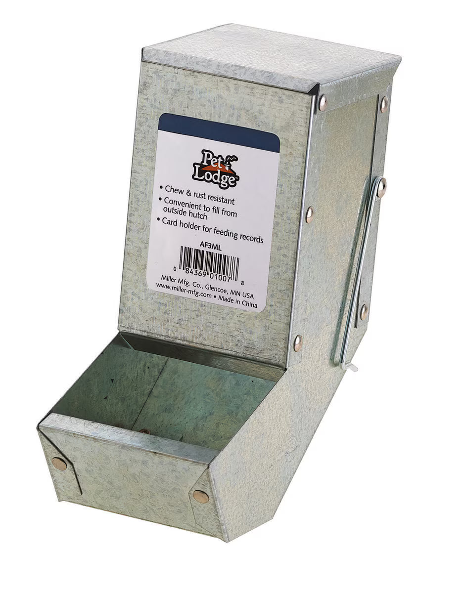 Feeder Solid Metal Bottom - 7" - 42 Oz - #10203