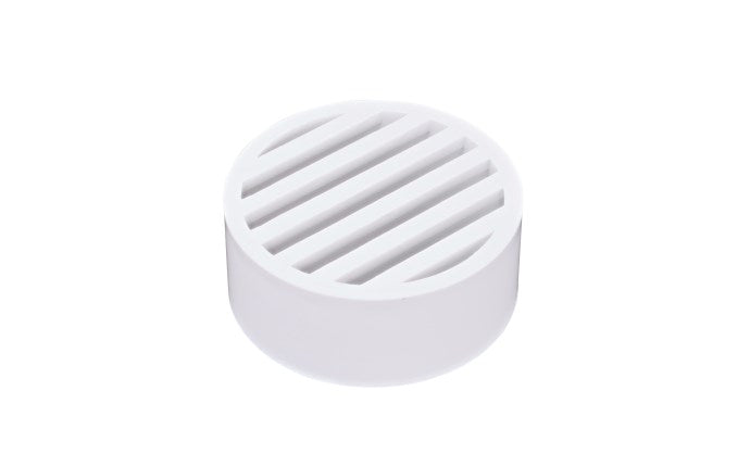 NDS-911 Round Drain Grate White - 4" - #21872