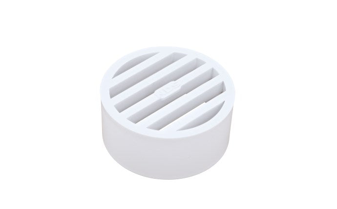NDS-912 Round Drain Grate White - 3" - #21871