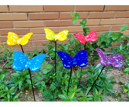 Sun Drenched Butterfly Stake - Ceramic - Marshall - #32774