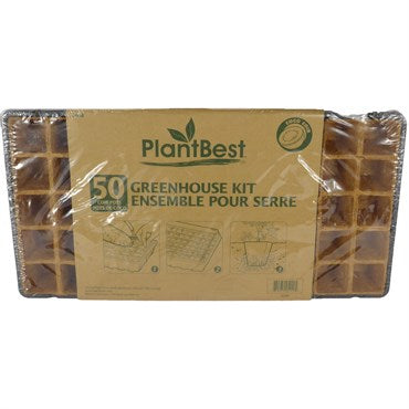 Greenhouse Kit Coco Coir Pots - 50 Pots - #29842