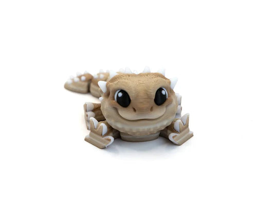 3D Toy Chibi Tan Bearded Dragon - Mini - #32906
