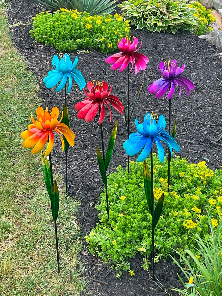 Spinning Wildflower Stake - Metal - Marshall - #32785