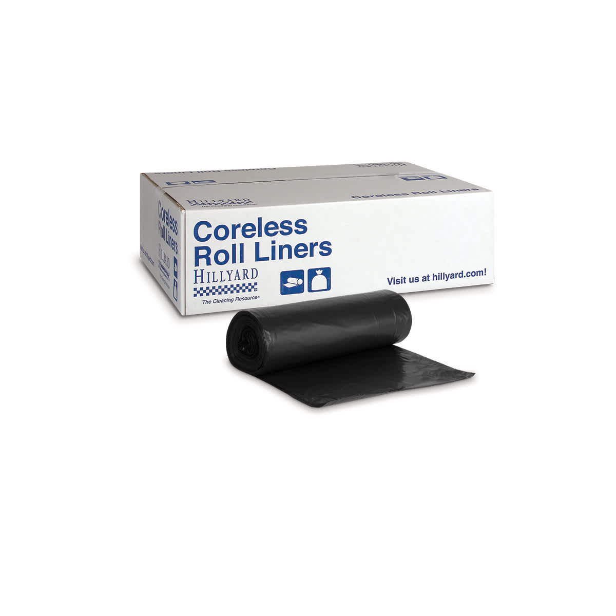 40"x48" Black Liners - 40-45 Gal - 1.5 mil - Trash Bags - Payload - #31401