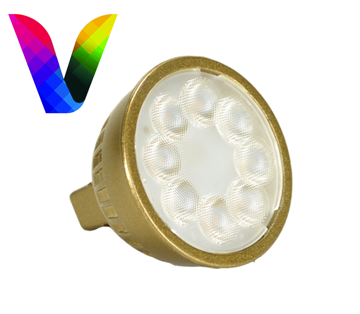 Warm White LED Light Bulb - Flex Gold Vivid - MR16 - 5 Watt - #24870