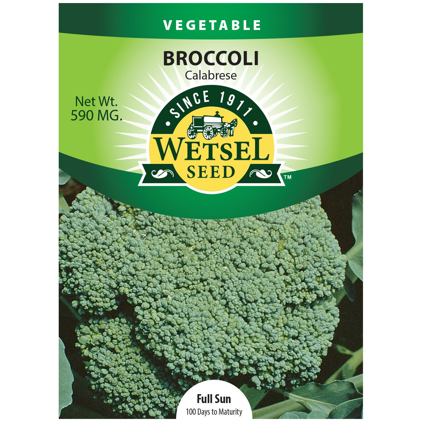 Seeds Broccoli Calabrese - 590 Mg - #29246