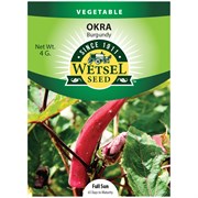 Seeds Okra Burgundy - Wetsel - 4 G