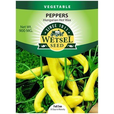 Seeds Peppers Hungarian Hot Wax - 900 Mg