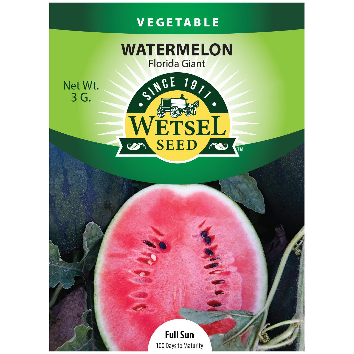 Seeds Watermelon Florida Giant - 3 Grams - #29490