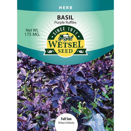 Seeds Basil Purple Ruffles - 175 Mg - #30936