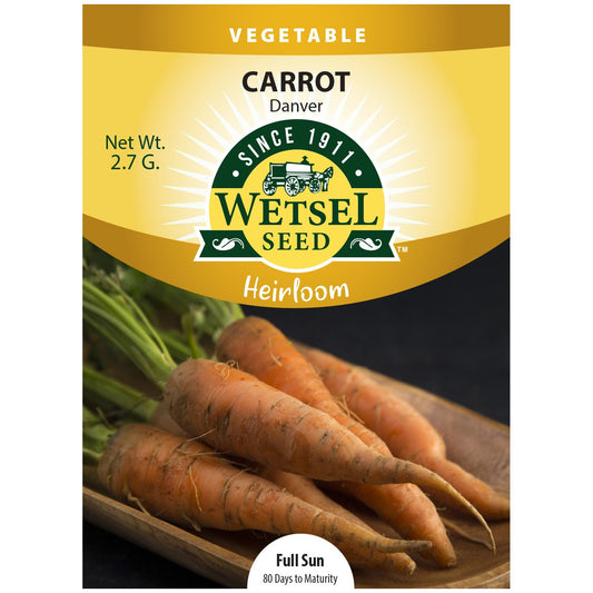 Heirloom Seeds Carrot Danver - 2.7 Grams - #30940