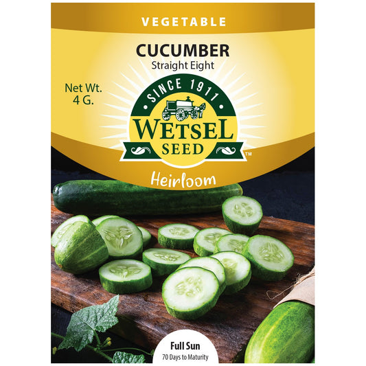 Heirloom Seeds Cucumber Straight 8 - 4 Grams - #30942