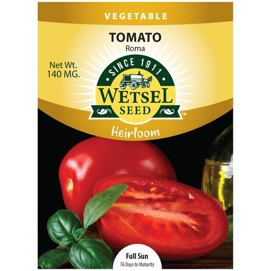 Heirloom Seeds Tomato Roma - 140 Mg - #29484