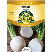 Heirloom Seeds Turnips Seven Top - 4 Grams