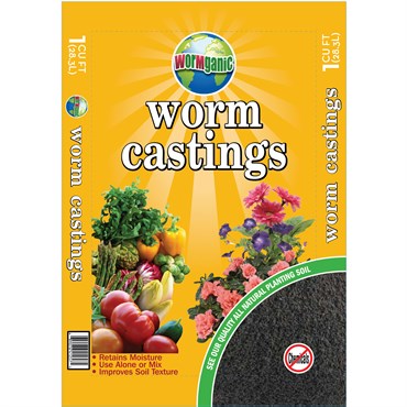 Worm Castings WormGanic - 25 lbs - #29298