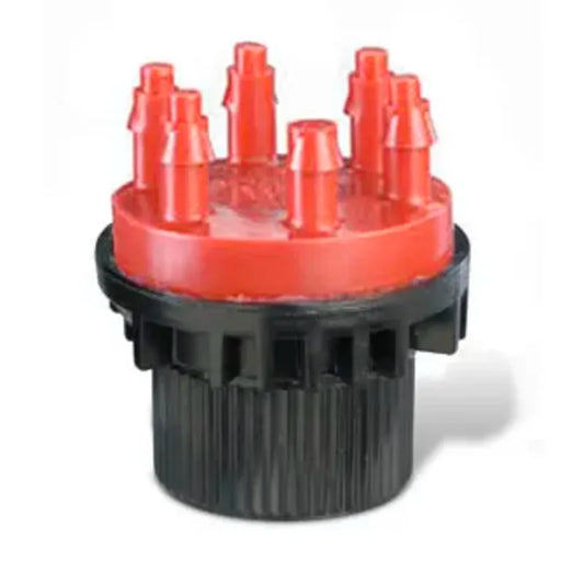 2 GPH Threaded Multi-Port Emitter - 6 Port - #15946