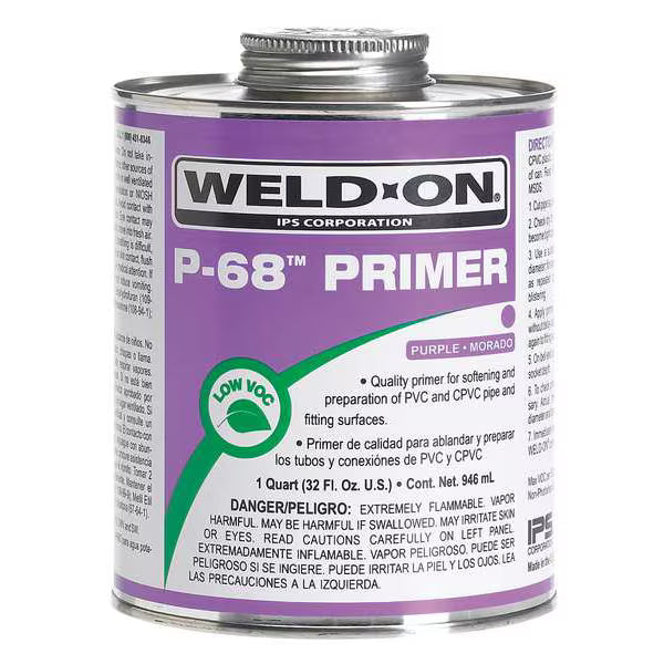 Primer P-68 PVC Purple - 1/2 Pint - #33187