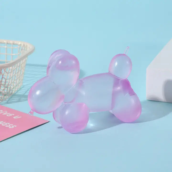 Lavender Balloon Dog Squishy Toy - #32993
