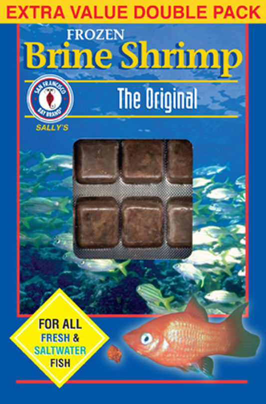 San Francisco Bay Brand Brine Shrimp Frozen - 7 oz - 200 g - 60 cubes - #32245