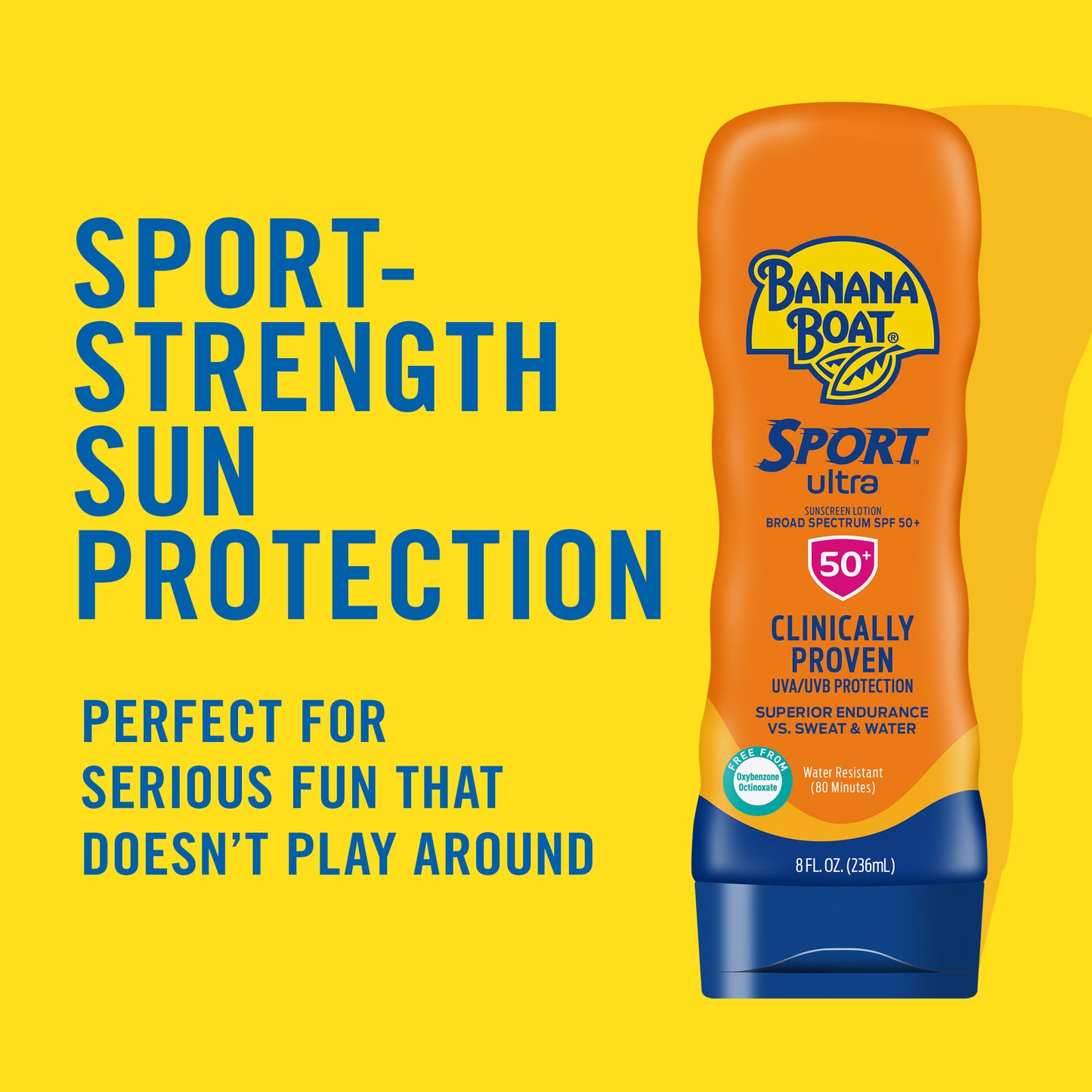 Sunscreen Lotion SPF 50 - 8 oz - Banana Boat - Sport Ultra