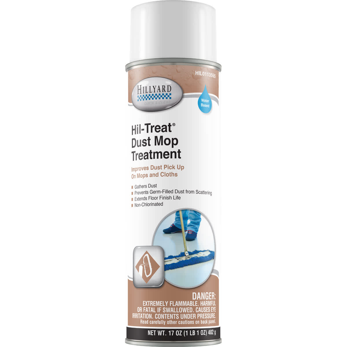 Dust Mop Treatment Hil-Treat Q&C - 17 oz - #19369