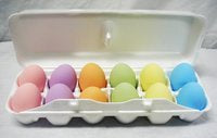 Eggs Ceramic Nest Multi Colored - Each