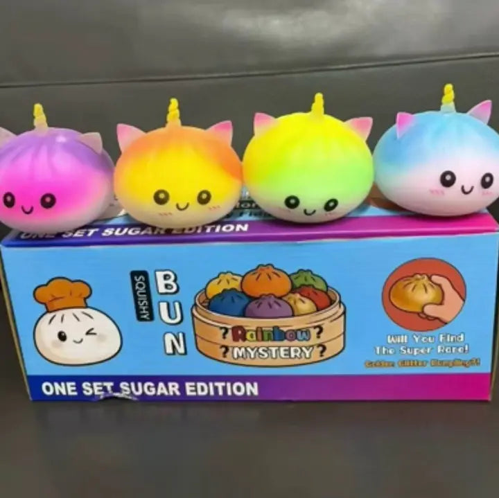 Unicorn Dumpling Squishy Squeeze Toy - #33290
