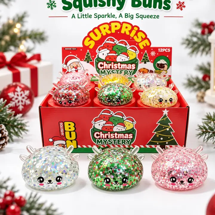 Reindeer Mystery Dumpling Squishy Squeeze Toy - #33354