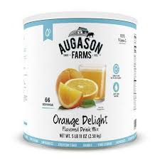 Orange Juice Delight Drink Mix - 91 Oz  Can - Augason Farms - #19591
