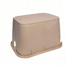 Jumbo Valve Box w/Lid - Tan / Sand - 12"x20" - 117BC - #14855