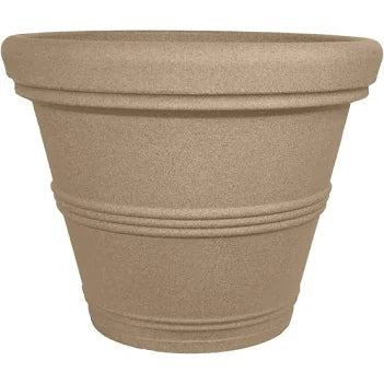 42" Round Sandstone Planter Pot - Tan - Tusco - #31893