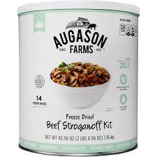 Beef Stroganoff Entree - 40.96 Oz Can - Augason Farms - #19619