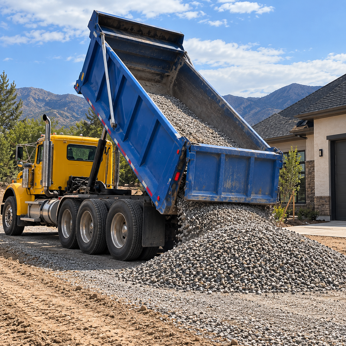 Delivery Fee - Rock, Gravel, Sand, Dirt, Soil, Mulch - Small Trees (No Placement) - #1108