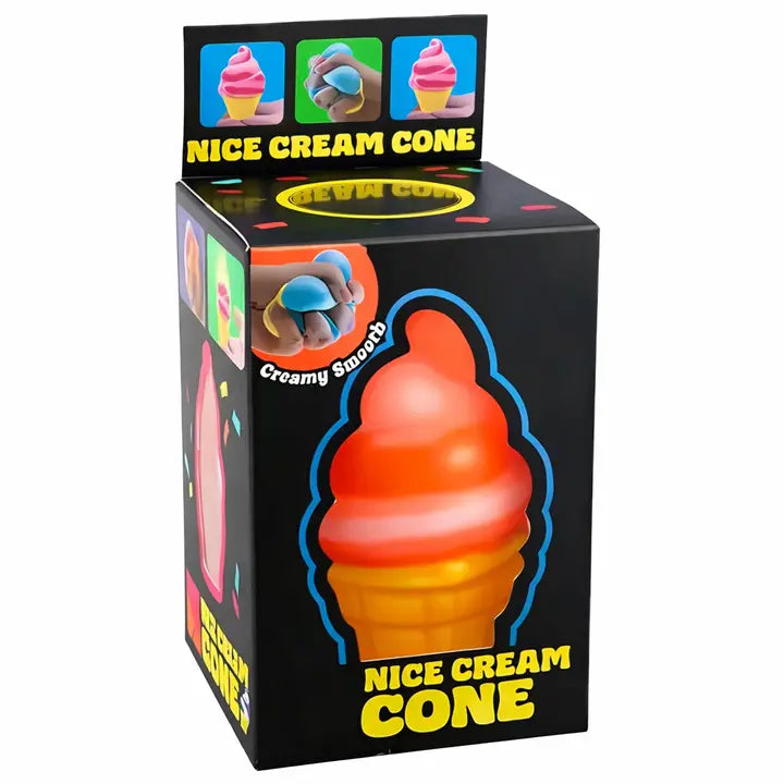 Ice Cream Cone Squishy Squeeze Toy - #33099