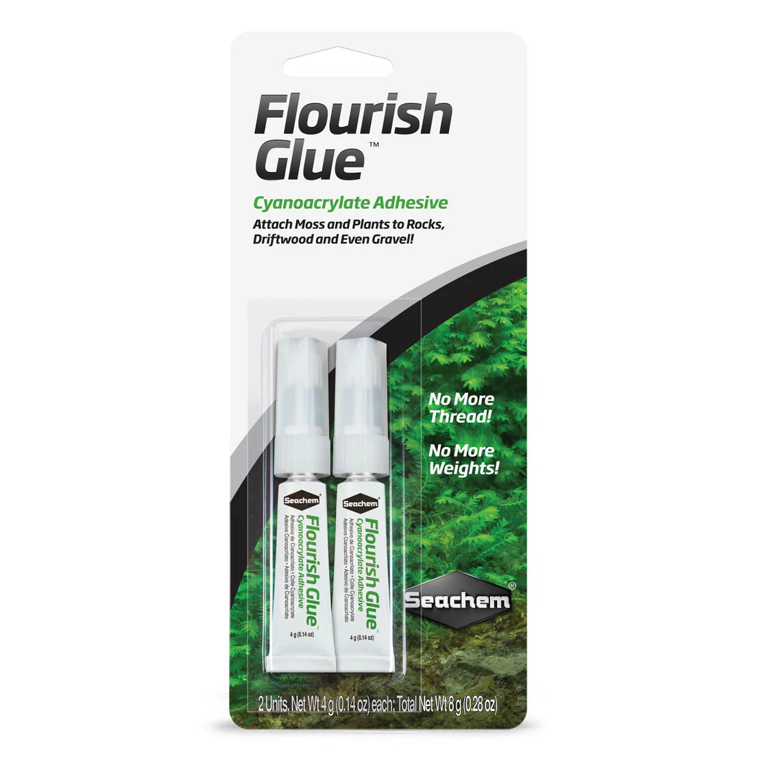 Flourish Glue - Seachem - 4 Grams Each - 2 Pack - #33077