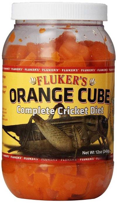 Cricket Food Orange Cube - 12 oz - Orange - #28528