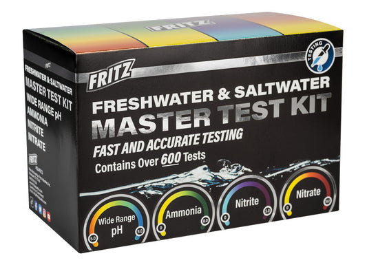 Fritz Freshwater and Saltwater Master Test Kit - Over 600 tests #31369