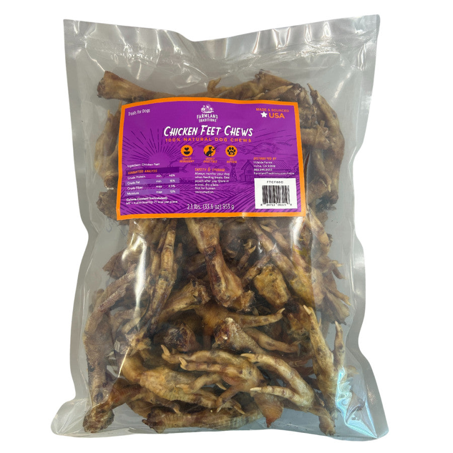 Chicken Feet Chews - Farmland Traditions - Each - #32538