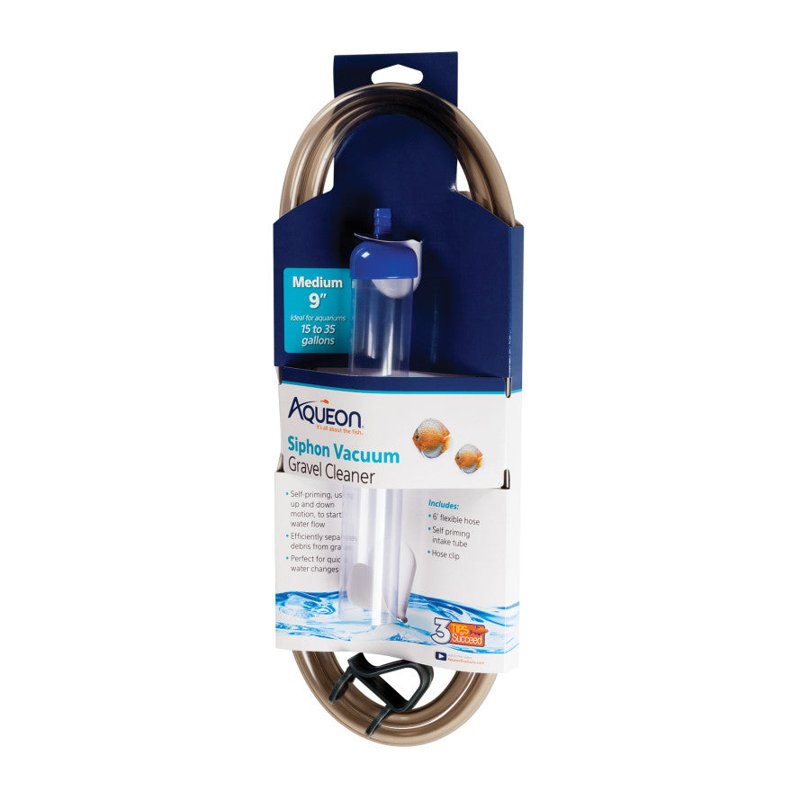 Siphon Vacuum Gravel Cleaner - Aqueon - 9" - Medium - #30046