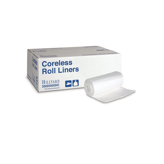 30"x37" Natural Liners - 10 Mic - 20-30 Gal - Trash Bags - #6901