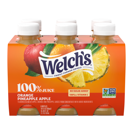 Welch's 100% Orange Pineapple Apple Juice - 10 oz