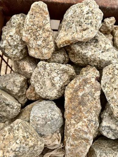 3-6" Rip Rap Madison Gold Granite - By the Cubic Yard