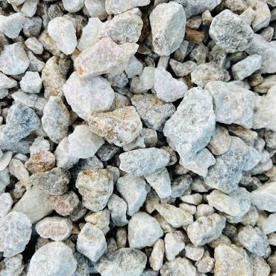 5/8" Screened White Marble Rock - By the Cubic Yard - 5 / 21 - #3095