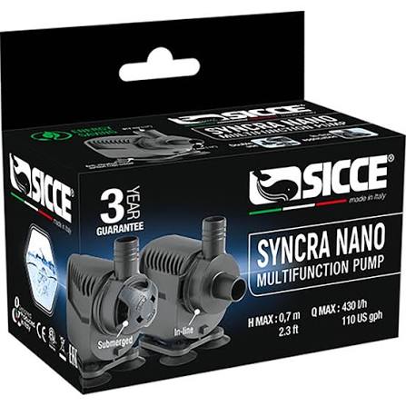 Syncra Pumps - Silent Nano - Sicce - 110 GPH - #32385