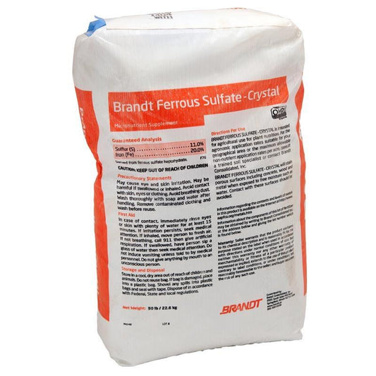 Ferrous Sulfate Crystal 20% Iron - 50 Lbs - #26336